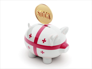 Georgia Stock Concept Piggy Concept