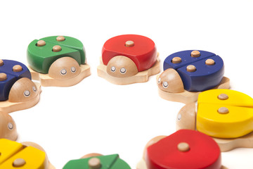 wooden bugs toys