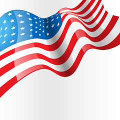 vector american flag design