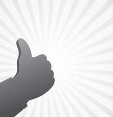 thumb up background