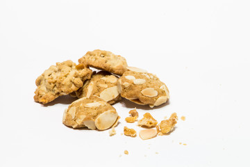 Delicious almonds cookies
