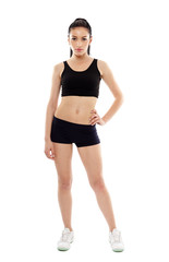 Sporty latino woman