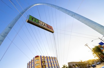 Arc monumental, Tijuana, Mexique