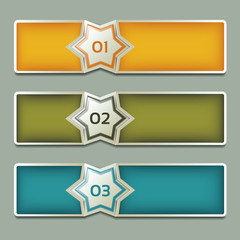 Vector Progress Background / Product Choice or Version. eps 10