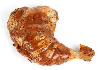 Roast chicken with black pepper sauce