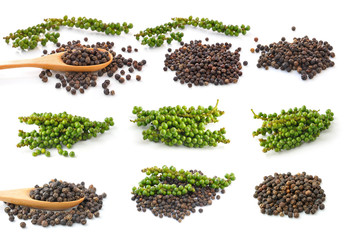 pepper corn isolated on white background