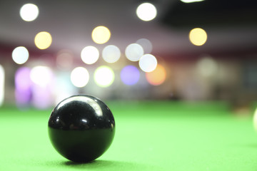 snooker ball on the table