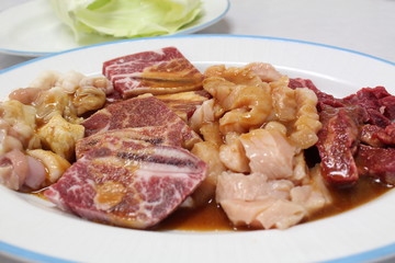 焼肉　盛り合わせ
