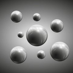 Spheres vector illustration