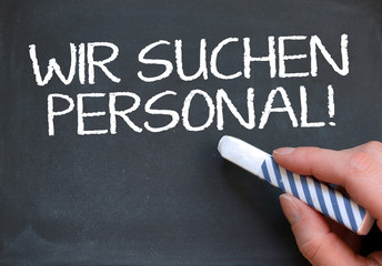 wir suchen personal