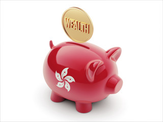 Hong Kong Wealth Concept Piggy Concept