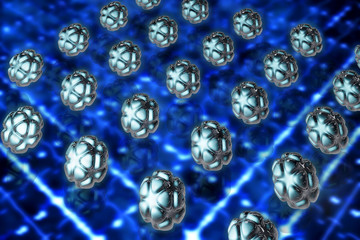 Nanopartikel - 3d Render