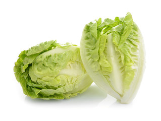 Tasty Chinese cabbage isolated on white background