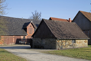 Fototapeta na wymiar Bauernhof in Aerzen-Egge