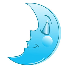 Sleeping moon