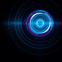 Abstract circle tech background