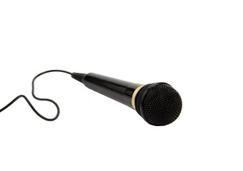 Microphone isolated on white background