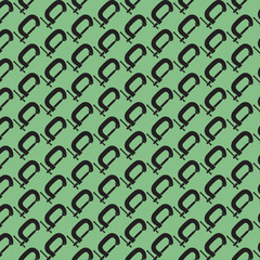 Seamless background of clamp