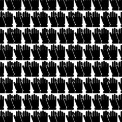 Seamless background of gloves