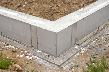 new home foundation base construction - 66576751