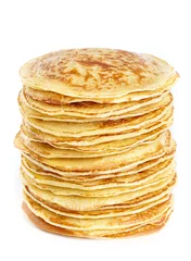 Keuken foto achterwand Assortiment A stack of pancakes