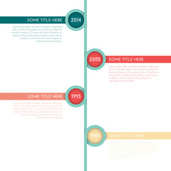 Infographic Timeline or Progress Report Template
