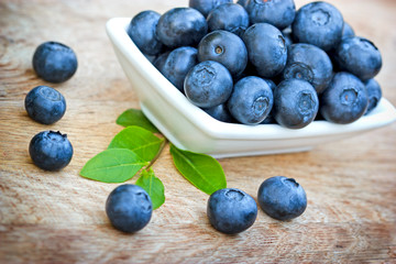 Fresh organic blueberry