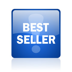 best seller blue glossy web icon