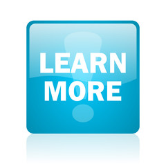 learn more computer icon on white background