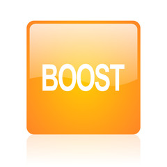 boost computer icon on white background
