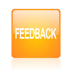 feedback computer icon on white background