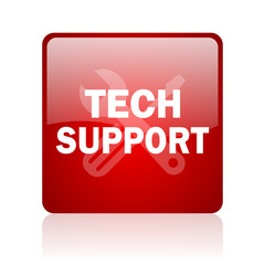 technical support computer icon on white background