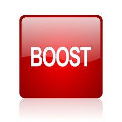 boost computer icon on white background
