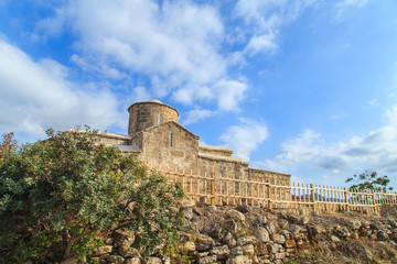 An old ruined church near Kyrenia (Girme), Cyprus