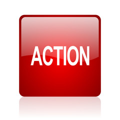 action computer icon on white background