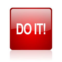 do it computer icon on white background