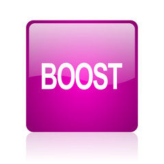 boost computer icon on white background