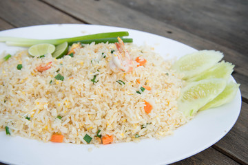 Shrimp fried rice.