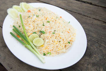 Shrimp fried rice.