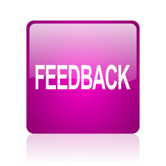 feedback computer icon on white background