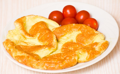omelette with tomato