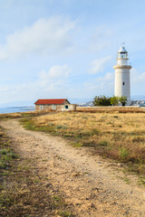 Fototapeta na wymiar Lighthouse in Pafos, Cypus