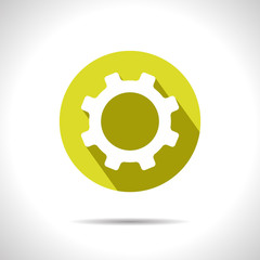 Vector cogwheel icon. Eps10