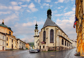 Banska Stiavnica, St. Katharine church, Slovakia.