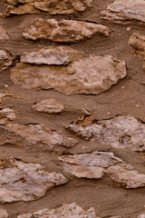 stone texture in wall construction