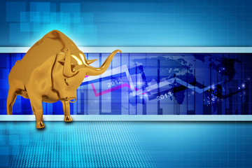 Stock market background