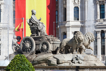 Cibeles square, Madrid, Spain