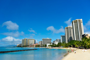 Beautiful view of Honolulu, Hawaii, United States