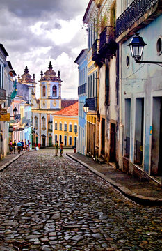 Pelourinho In Salvador De Bahia, Brazil