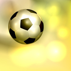 Naklejka premium Vintage soccer ball
